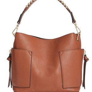 Steve Madden Bsammy Hobo Cognac Bucket Bag